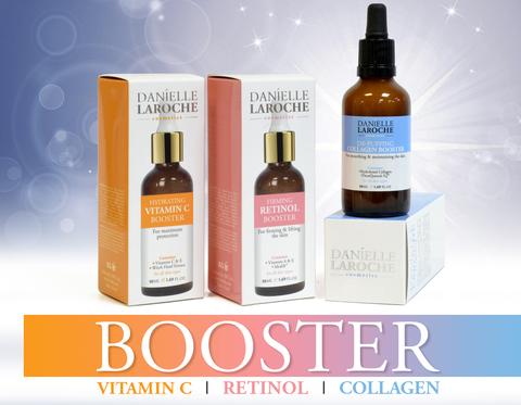 Danielle Laroche Booster line from cosmetic manufacture in EU