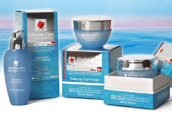Absolute Care Minerals line from cosmetic manufacture in EU