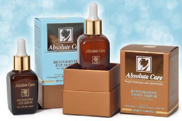 Absolute Care Restorative Serum line from cosmetic manufacture in EU