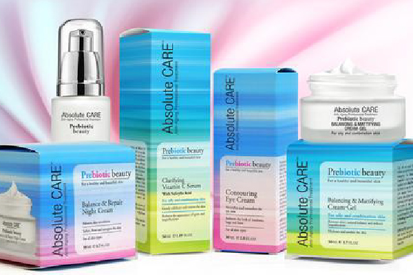 Absolute Care Prebiotic Beauty line from cosmetic manufacture in EU